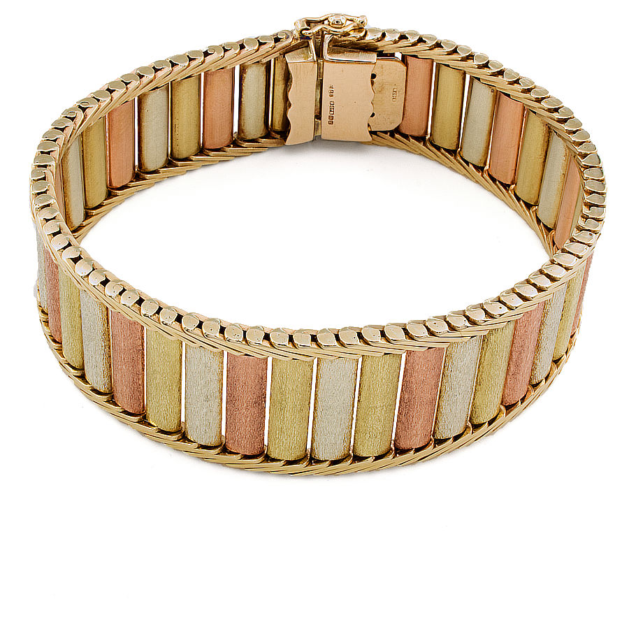 9ct gold 40.8g 7 inch Bracelet